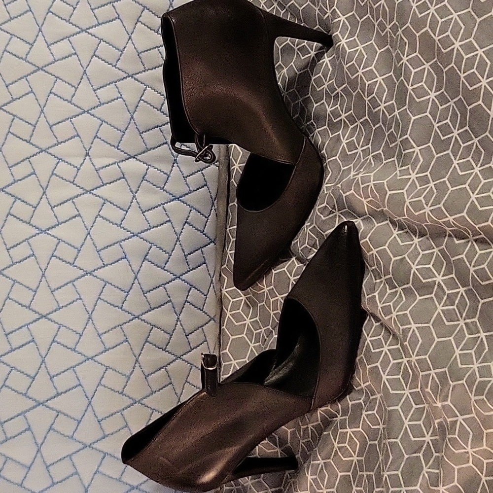 Free People Cerow Modern Pointed Toe Leather Gothic Witchcore Heel EUC - Picture 2 of 10